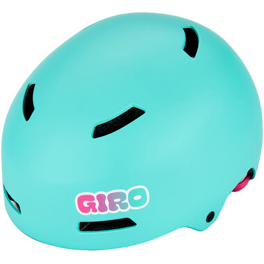 GIRO DIME FS Kids MTB Helmet Mat Turquoise 2023 0